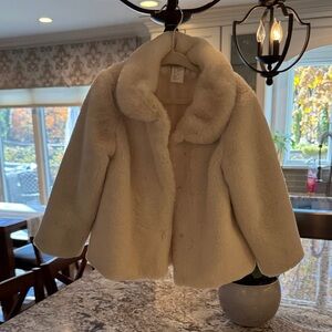 H&M Faux Fur Jacket 4T